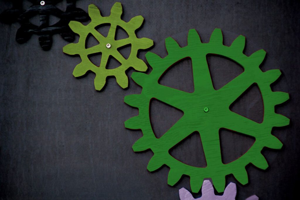 Projektumsetzung Startseite Zahnräder
